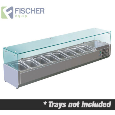 Fischer Cold Bain Marie, 8 x 1/3 GN Trays Not Included VRX-1800